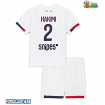 Paris Saint-Germain Achraf Hakimi #2 Bortedraktsett Barn 2025-26 Kortermet (+ Korte bukser)